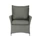 image 3 of Paris 4 Seater 4 Pc Lounging Coffee Set with Cushions - Synthetic Rattan - Cream
