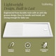 image 2 of Premium Walk In Shower Tray White 1400mm x 800mm | White | White | 1
