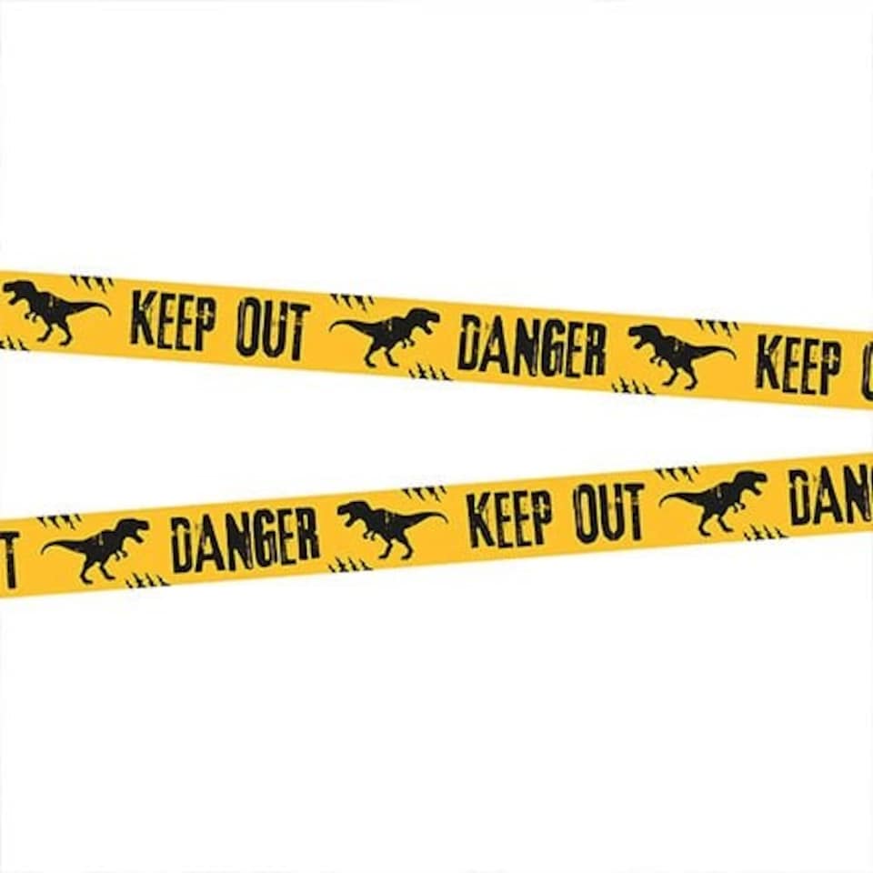 T-Rex Dinosaur Decorative Barrier Tape 15m