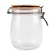 image 2 of Woolf & Baker Glass Storage Jar with Bamboo Lid 700ml