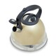 image 5 of Interiors by Premier 3000ml Light Gold Whistling Kettle, Durable Stainless Steel Stovetop Kettle With Whistle & Cool Touch