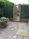 image 4 of Primrose Arched Wooden Glass Illusion Mirror Gate Outdoor Decorative 180cm x 60cm