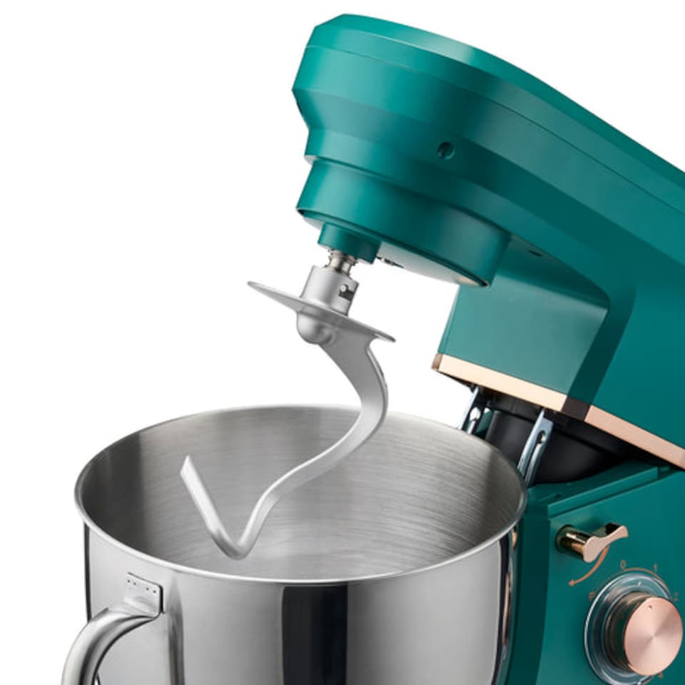 image 1 of Cooks Professional Stand Mixer | Blue | Teal & Copper