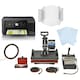image 1 of 10 Sublimation Face Masks, 5 in 1 Heat Press & Eco Tank Printer