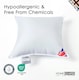 image 3 of Homescapes Luxury Super Microfibre Cushion Pad Insert Inner 30 x 30 cm (12 x 12 inches) | White | 30 x 30 cm (12 x 12")