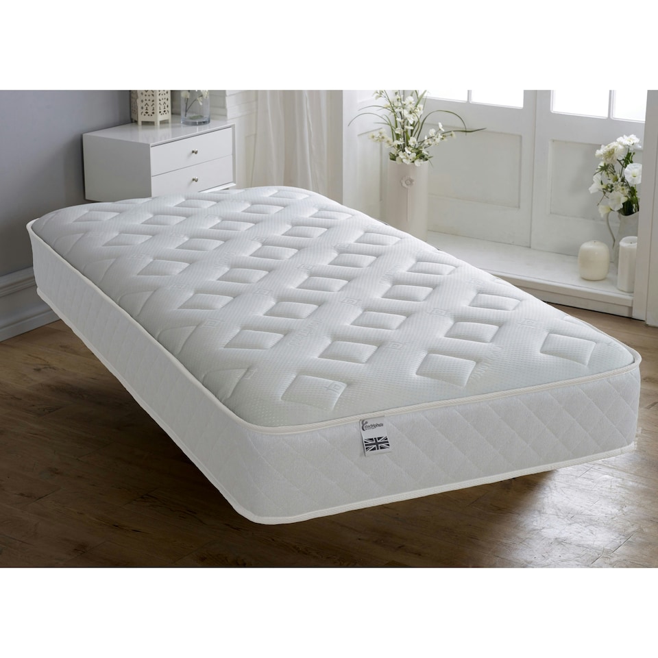 image 1 of Essentials Jump n Tac Hybrid Mattress - 19cm Deep, Soft Feel | White | Small Single