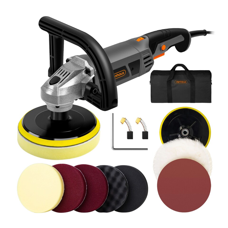 image 1 of VonHaus Rotary Polisher and Sanding Car Buffer Machine