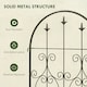 image 7 of Outsunny Set of 2 Metal Garden Trellis, Outdoor Trellis Panels, 150 x 50 cm