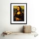 image 2 of Painting Study Da Vinci Mona Lisa Detail 12x16" Framed Wall Art Print
