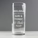 image 5 of Personalised Its...OClock Hi Ball Glass Clear