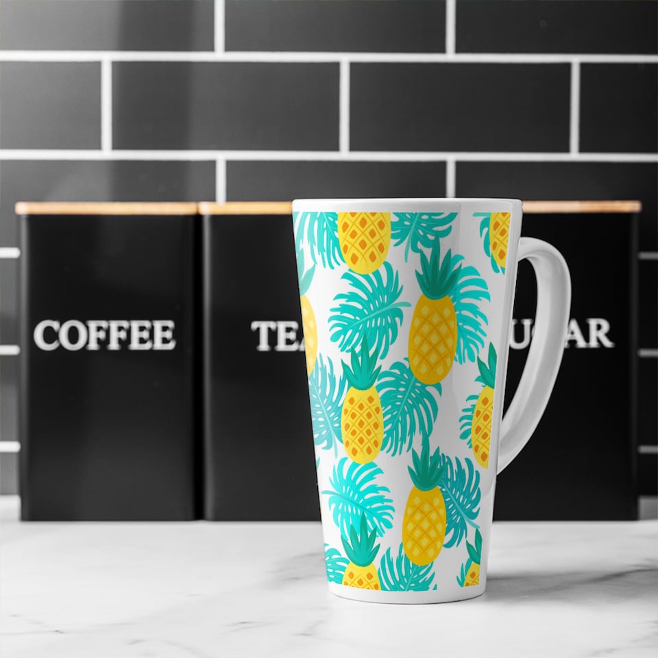 image 1 of Pineapples Latte Mug