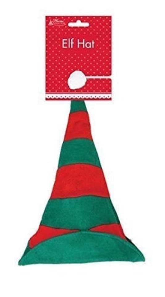 image 1 of Adults Christmas Elf Fancy Dress Hat