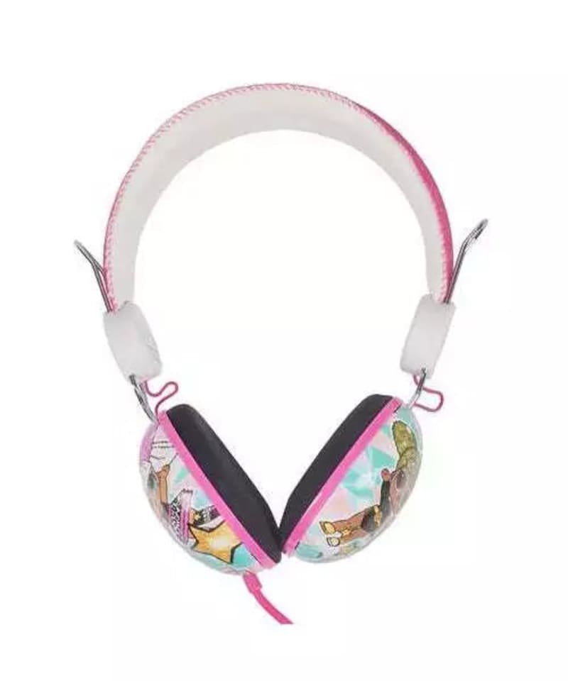 image 1 of L.O.L Surprise! Glitter Glam Kid's Wired Headphones | Pink