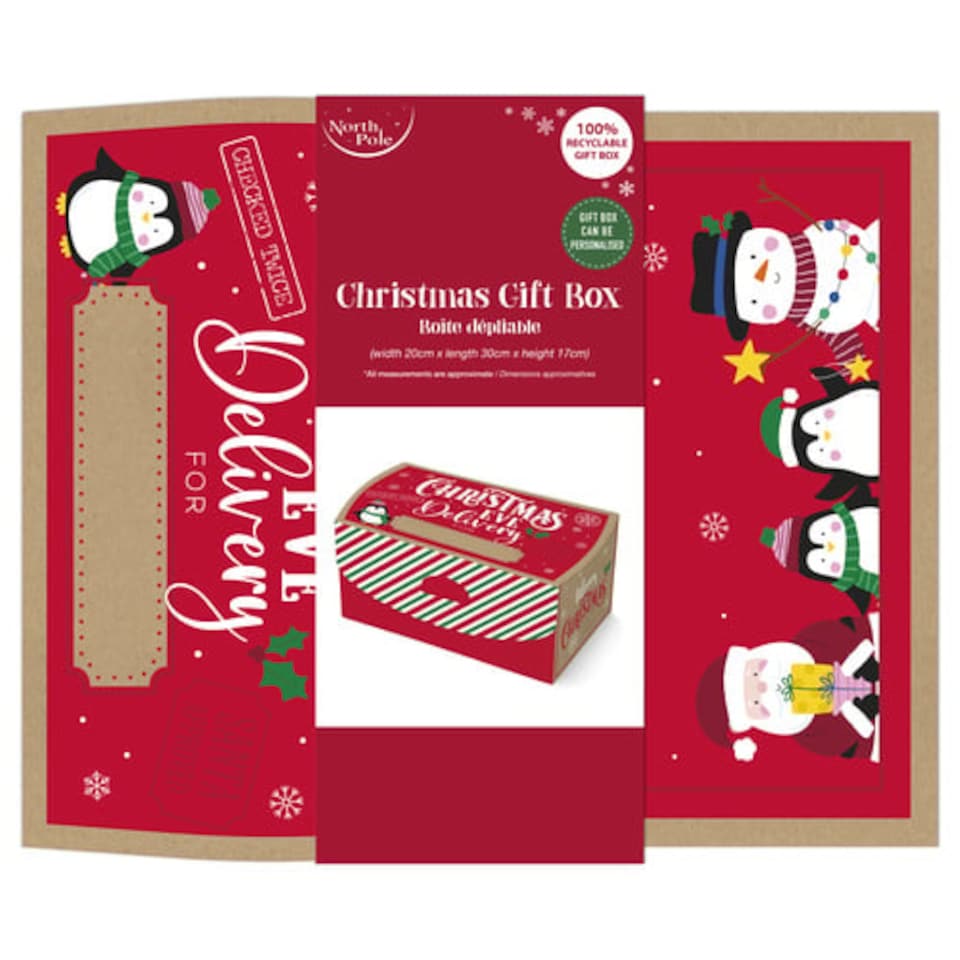 image 1 of Christmas Eve Delivery Gift Box 37cm