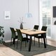 image 4 of Brighton Dining Table in Oak with Herringbone Effect 180x95cm