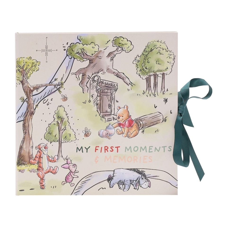 image 1 of Widdop Gifts Winnie the Pooh First Moments and Memories Baby Record Book
