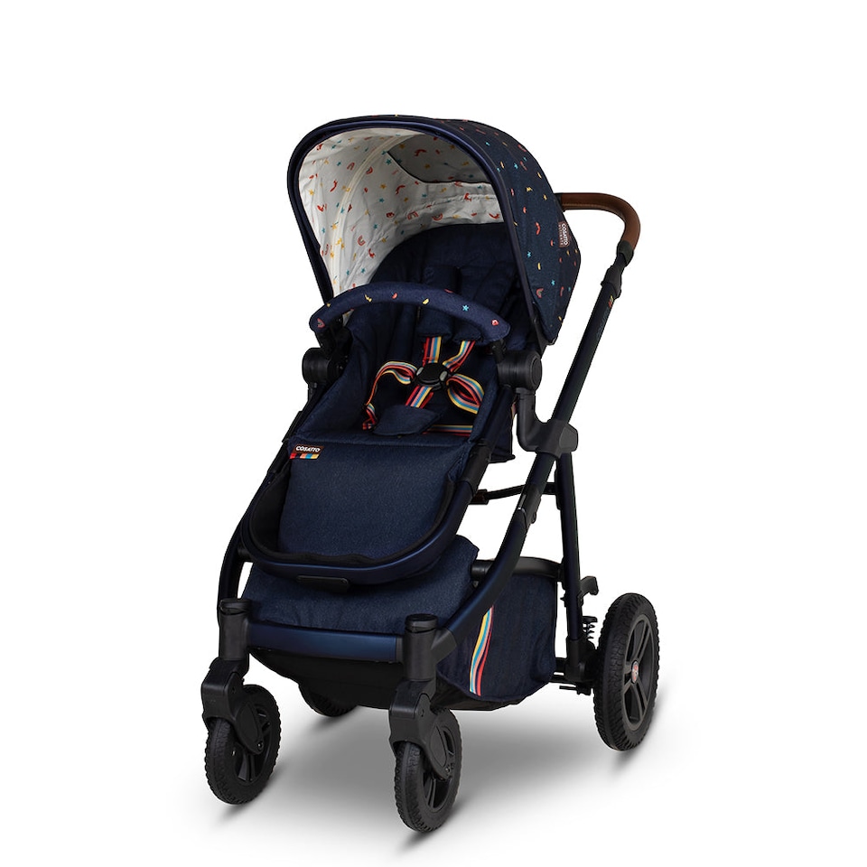 image 1 of Cosatto Wow 3 Pram and Pushchair Carrycot and Reversible Seat, All Terrain Travel System