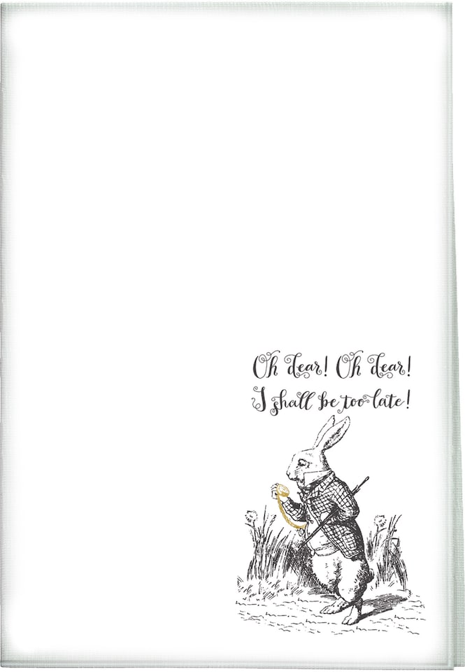 image 1 of V&A Alice in Wonderland Tea Towels 2 Pack