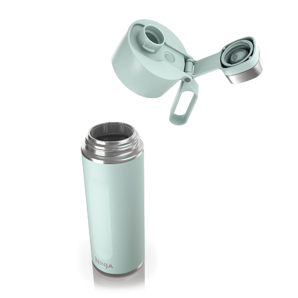 image 1 of Ninja Thirsti 700ml Travel Bottle  with BubbleLock technology Sea Glass DW2401EUUKMT