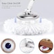 image 3 of 2X Spin Mop Replacement Heads 360 Microfiber Refills for Bucket Home Cleaning