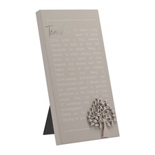 Message for a Teacher Freestanding Plaque