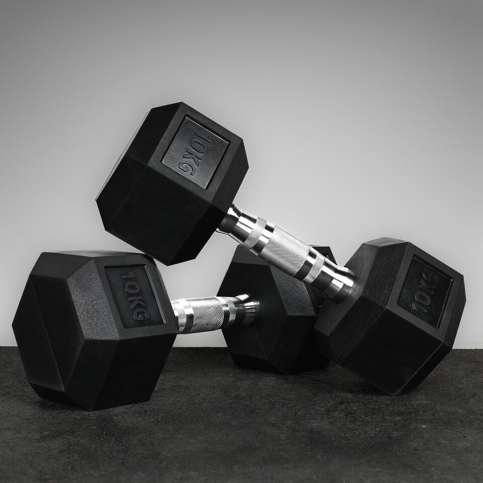image 1 of GYM SETS UK Hex Dumbbell Pairs- (2 x 30kg (60kg))
