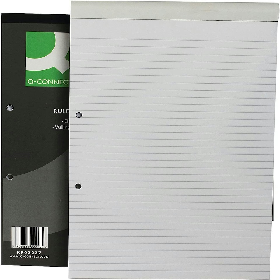 image 1 of Pack of 10 160 Pages A4 Feint Ruled Headbound Refill Pads