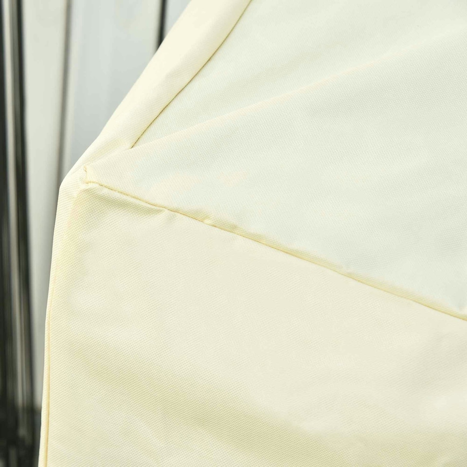 image 1 of Outsunny Outdoor Furniture Cover 2 Seater Loveseat Protection 140x84x94cm White