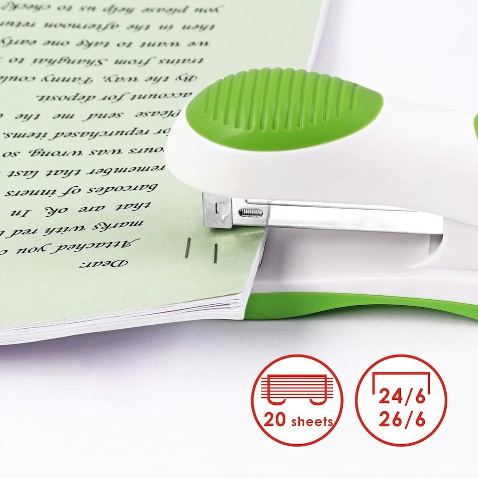 image 1 of Foska Coloured Grip Stapler (20 Sheets)