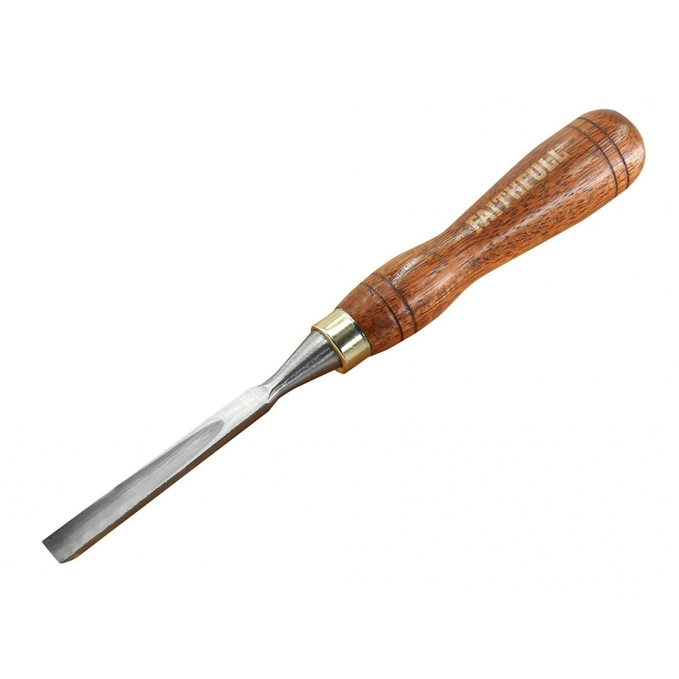 image 1 of Faithfull Fsc Straight Gouge Carving Chisel - Multi Colour - 9.5mm (3/8in)