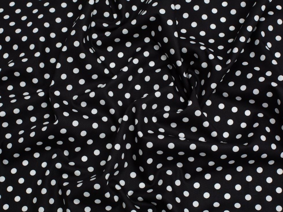 Minerva Core Range Black 100% Cotton Poplin Dressmaking Fabric, 112.5cm / 44" Wide - per metre