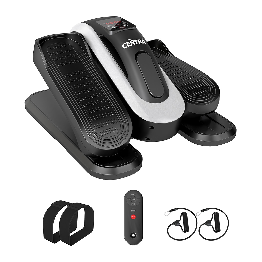 Centra Under Desk Elliptical Machine Bike Foot Pedal Exercise 15 Speed Remote