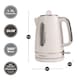 image 5 of Hamilton Beach Diamond Kettle & Toaster Set White