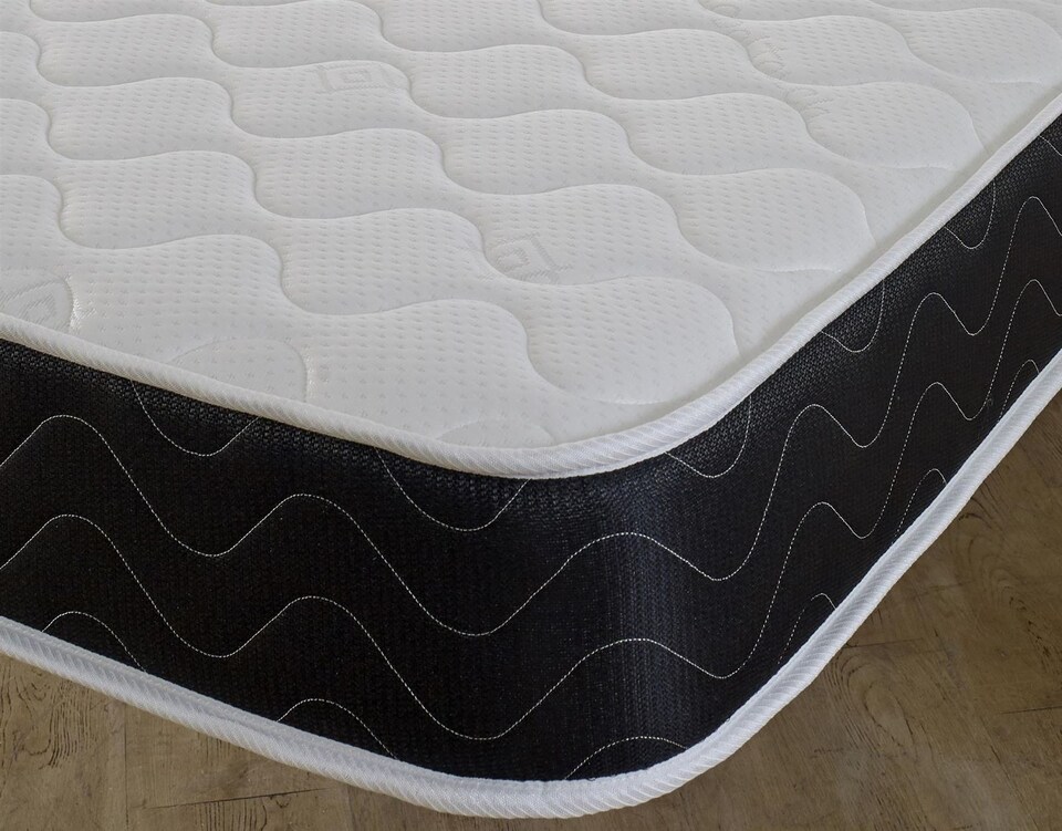 image 1 of 7 Inch Memory Foam Spring Anti-Bac Mattress for Single Double King | White | Double