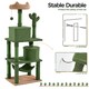 image 6 of Yaheetech Cactus-Designed Cat Tree  with Natural Sisal Green/Brown