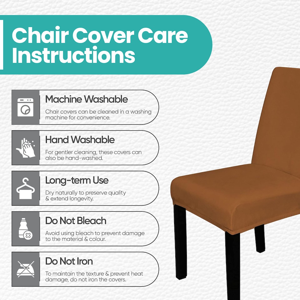image 1 of Velvet Dining Chair Covers, Spandex High-Back Chair Slipcovers - 220GSM