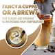 image 3 of Marco Paul Pack of 6 Latte Glass Set with Included Stirrer Clear