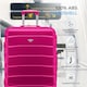 image 2 of Flight Knight 25" 4 Wheel ABS Hard Case Medium Suitcase 100+ Airlines Approved - easyJet, British Airways, Ryanair, Jet2, Emirates & Many More - Check-in | Pink | Pink | Medium