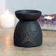 image 2 of Something Different Pentagram Oil Burner - Black - One Size