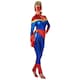 image 1 of Captain Marvel Womens/Ladies Costume - Blue/Red - L L