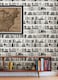 image 3 of NuWallpaper NUS4537 Painterly Shelf Stories Novelty Peel & Stick Wallpaper, Black