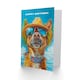 image 2 of Dog Lover Fun Tropical Vacation Portrait Man Him Birthday Card