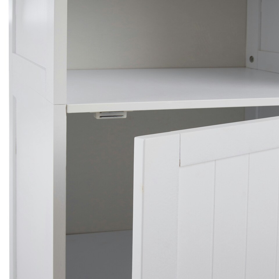 image 1 of Portern Single Door Cabinet White
