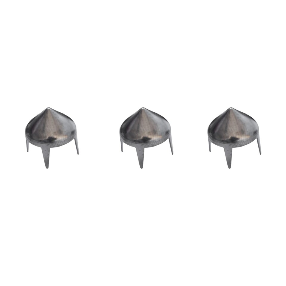 image 1 of 8mm High Cone Punk Studs Hand Pressed Leather Rivets - 50pcs