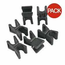 Precision Replacement Swivel Clips (Pack of 6) - Black - One Size