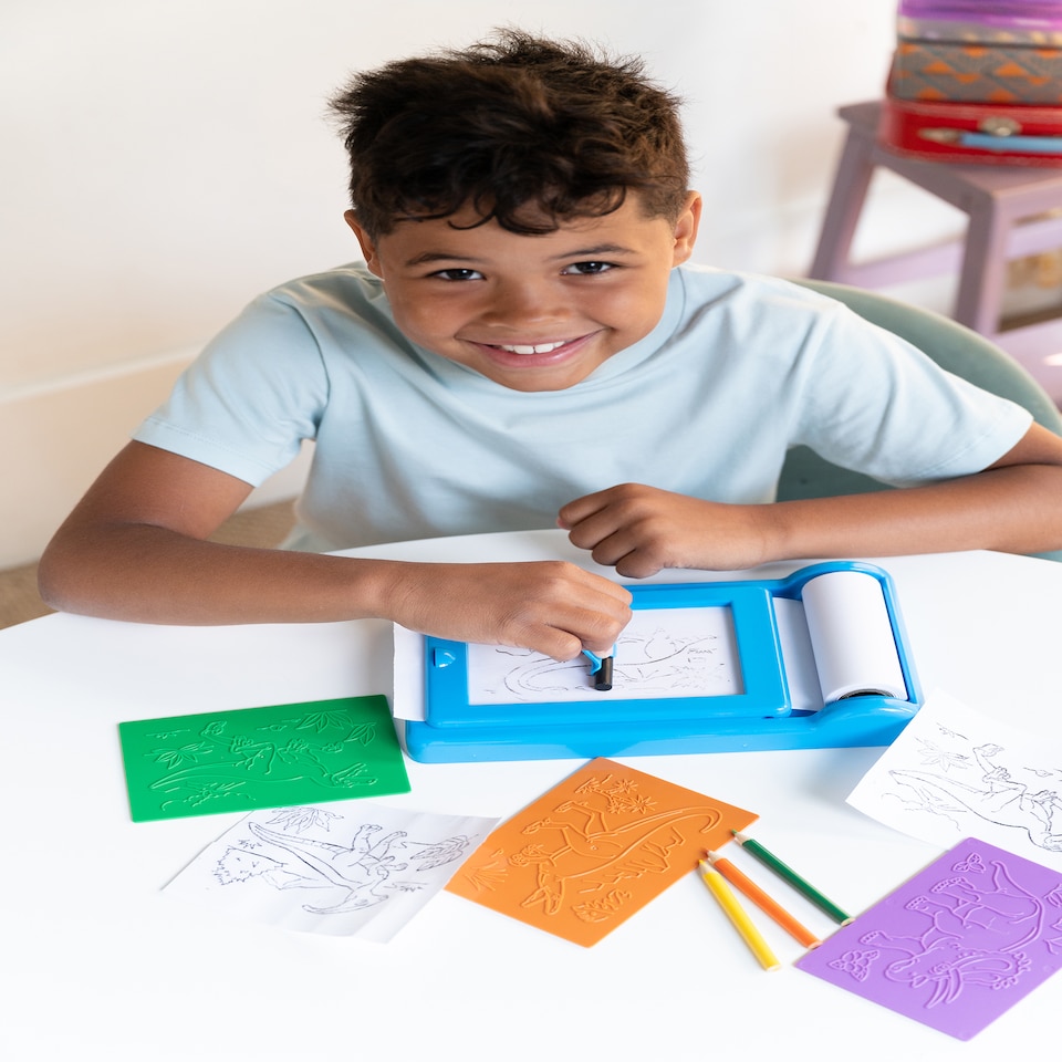 image 1 of KidzMaker - Dinosaur Rub Art Studio