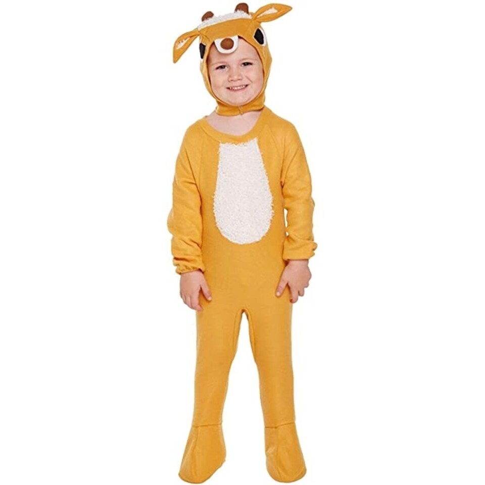 Reindeer Christmas Fancy Dress Costume for 3 Years Toddler Tesco