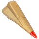 image 1 of Harbour Housewares Steel Wood Splitting Wedge - 1.8kg - Gold