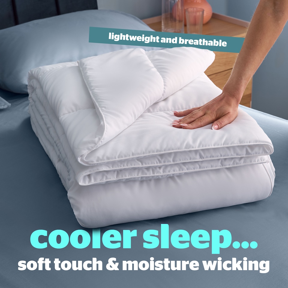 image 1 of Silentnight Summer Breeze 4.5 Tog Duvet | White