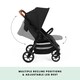 image 4 of Stomp Stride Stroller – from Birth to 22kg, Extra-Large Seat, Multi-Terrain Wheels, Raincover & UPF 50+ Hood (Charcoal Grey)